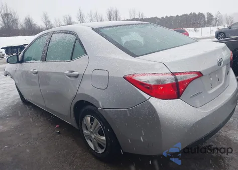 2016 Toyota Corolla L z USA, uszkodzony, nr VIN 2T1BURHEXGC509126